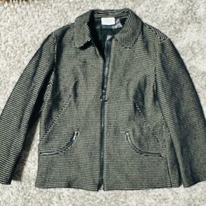 Akris Punto Women's Black and White Size 12 Jacket